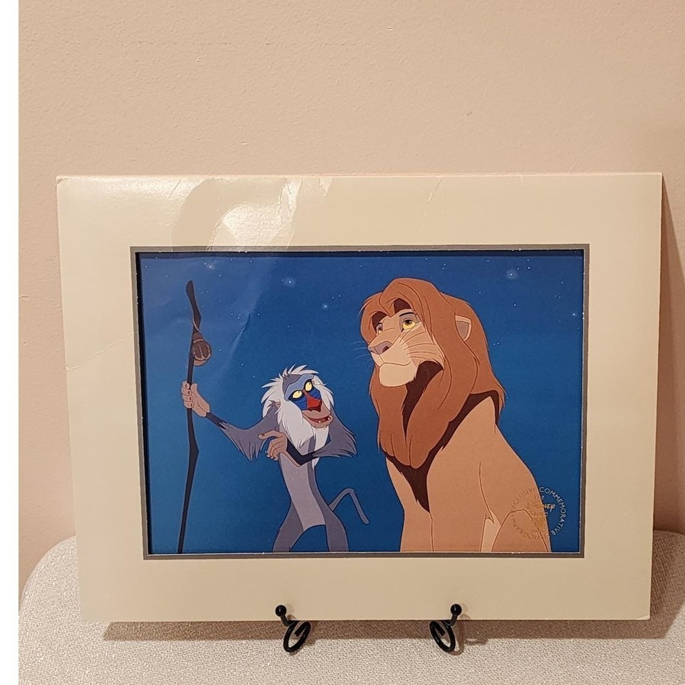 Disney The Lion King Exclusive Commemorative‎ Lithograph Animation Art
